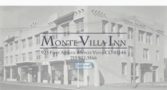 Desktop Screenshot of montevillahotel.com